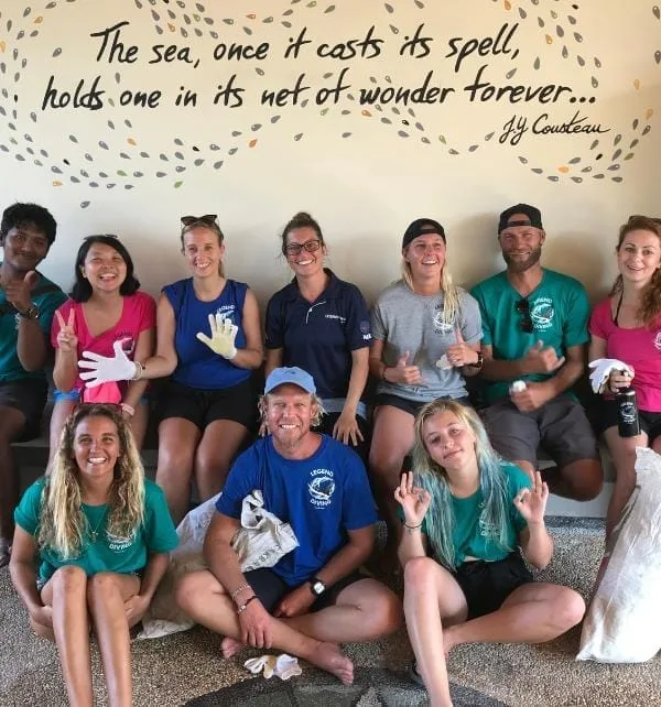 Clean up Dive Bali 1